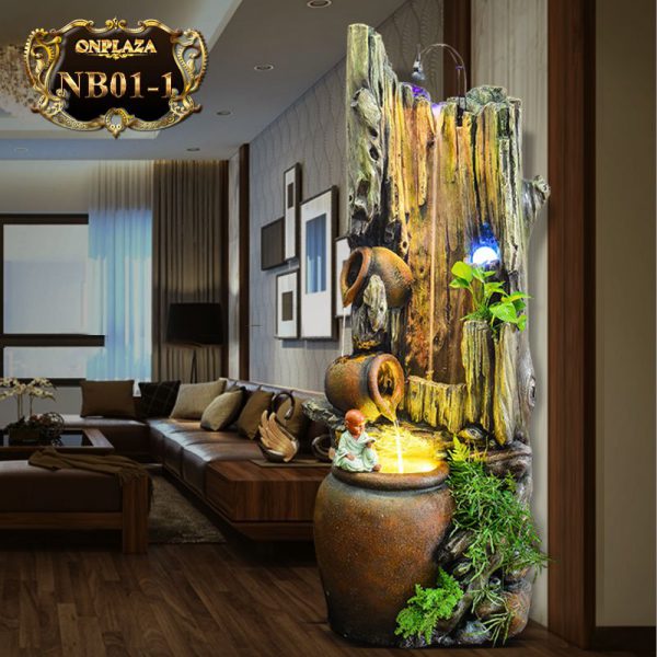 hòn non bộ mini dễ dàng bay trí tại nhiều không gian khác nhau 01