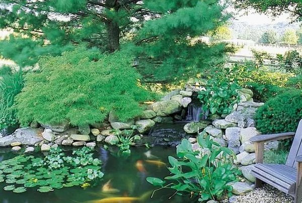 Tiểu cảnh với chỗ nghỉ ngơi hoặc lan can 4