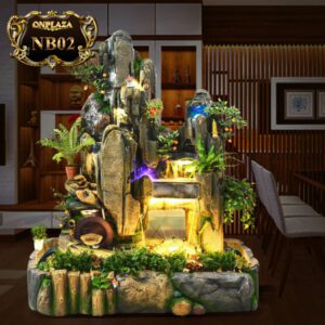 Trưng bày hòn non bộ mini mang đến may mắn cho gia chủ 2